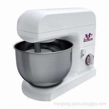600W Powerful Food Mixer with 4L Stainless Steel Bowl and Skid-resistant Feet